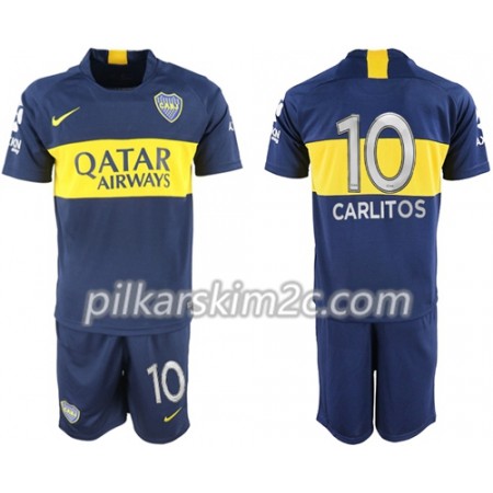 Koszulka Boca Juniors Carlitos 10 Dziecięca Główna 2018-2019 - Koszulki Piłkarskie